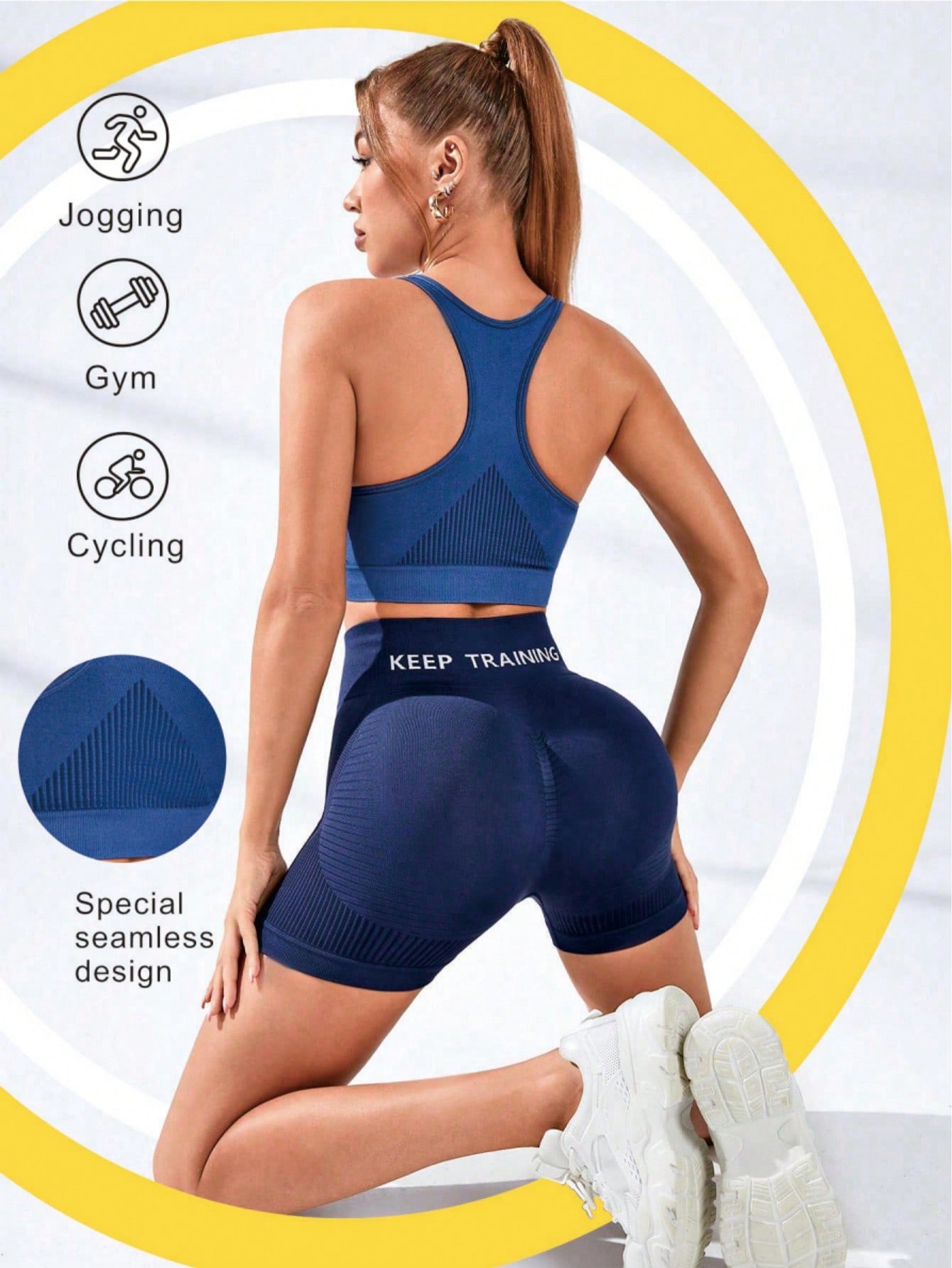 Kadınlar İçin Racerback Spor S - Seamless Ribbed Workout Tank Top incelemesi ve fiyatı