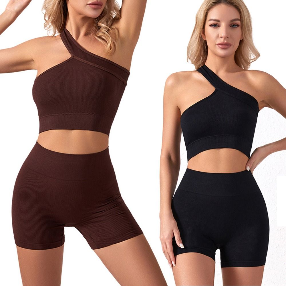 2 Parça Günlük Dikişsiz Kadın  - Seamless Ribbed Workout Tank Top incelemesi ve fiyatı