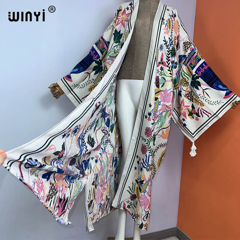 WINYI kimono yeni boho plaj ya - Boho Summer Beach Maxi Dress incelemesi ve fiyatı