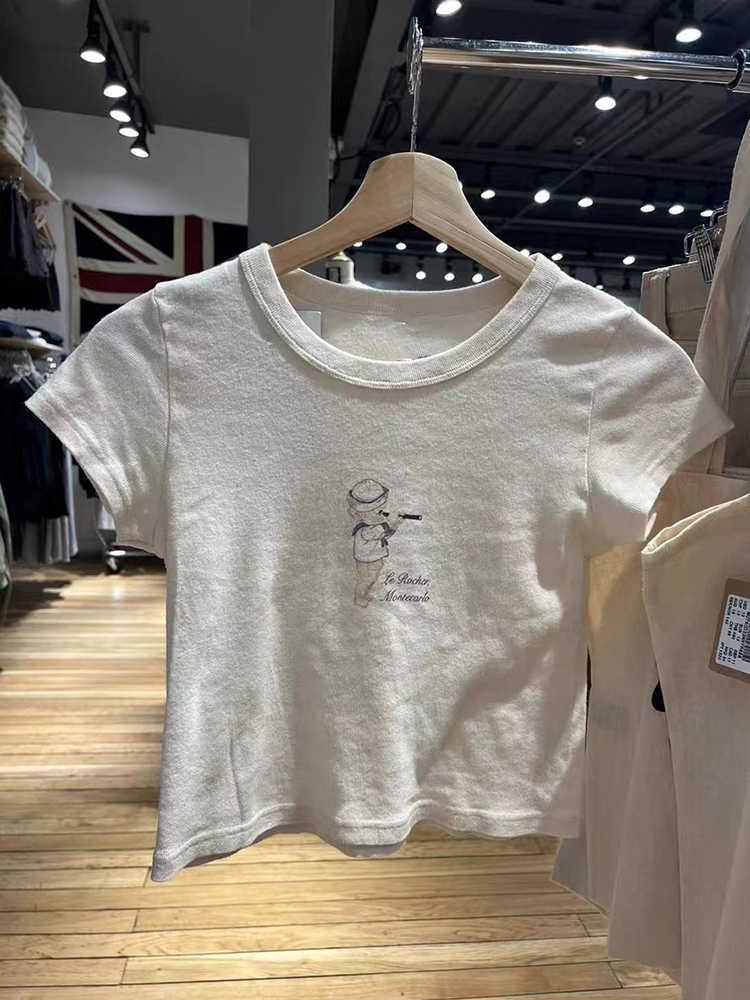 Melek bebek grafik dar kesim t - Y2K Graphic Baby Tee Crop incelemesi ve fiyatı